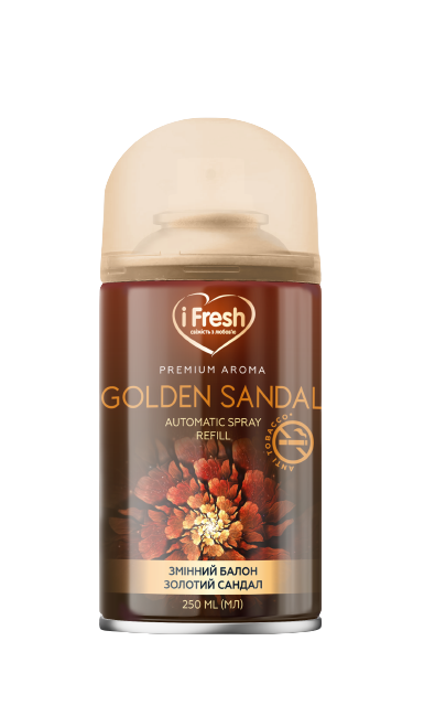 Змінний балон IFRESH д/осв повітря premium aroma golden sandal 250 мл